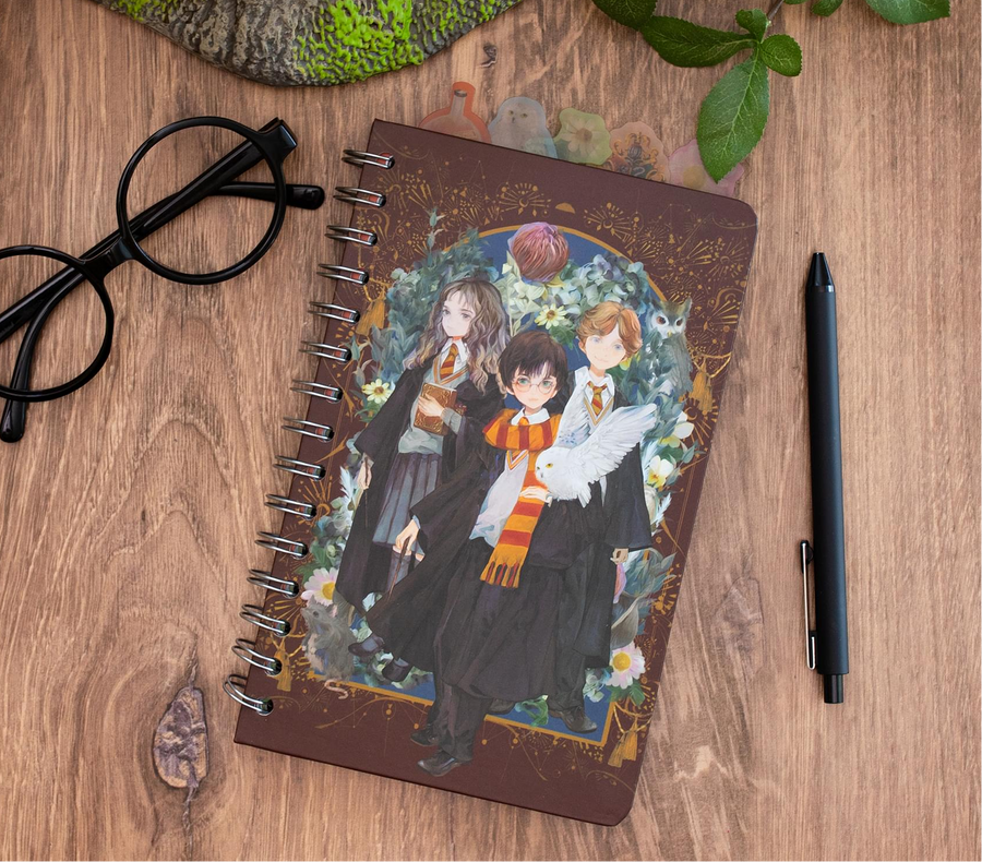 Harry Potter Anime  75-Page Spiral Notebook