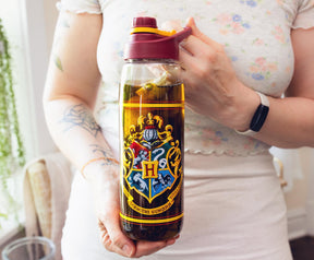 Harry Potter Hogwarts Anime Water Bottle With Screw-Top Lid | Holds 28 Ounces