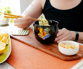 Harry Potter Hogwarts Crest 20-Ounce Ramen Bowl and Chopstick Set