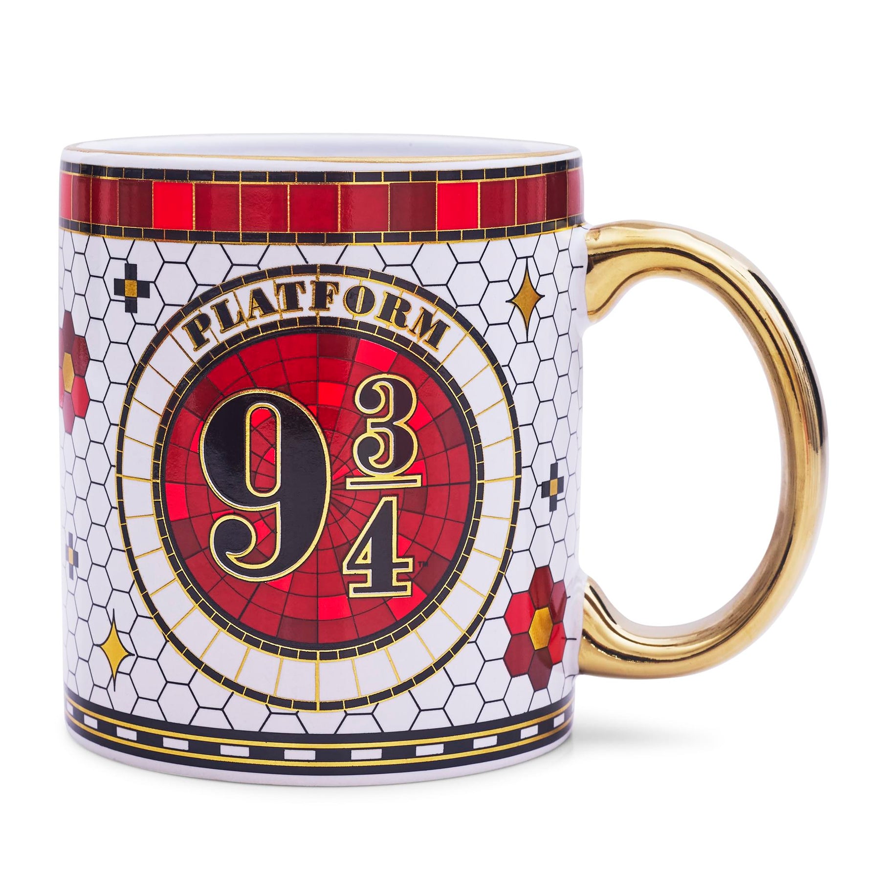 Harry Potter Platform 9 3/4 Electroplated Ceramic Mug | Holds 20 Ounces