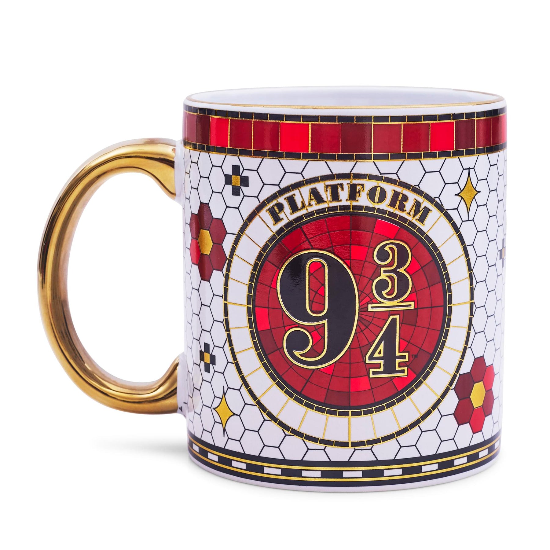 Harry Potter Platform 9 3/4 Electroplated Ceramic Mug | Holds 20 Ounces