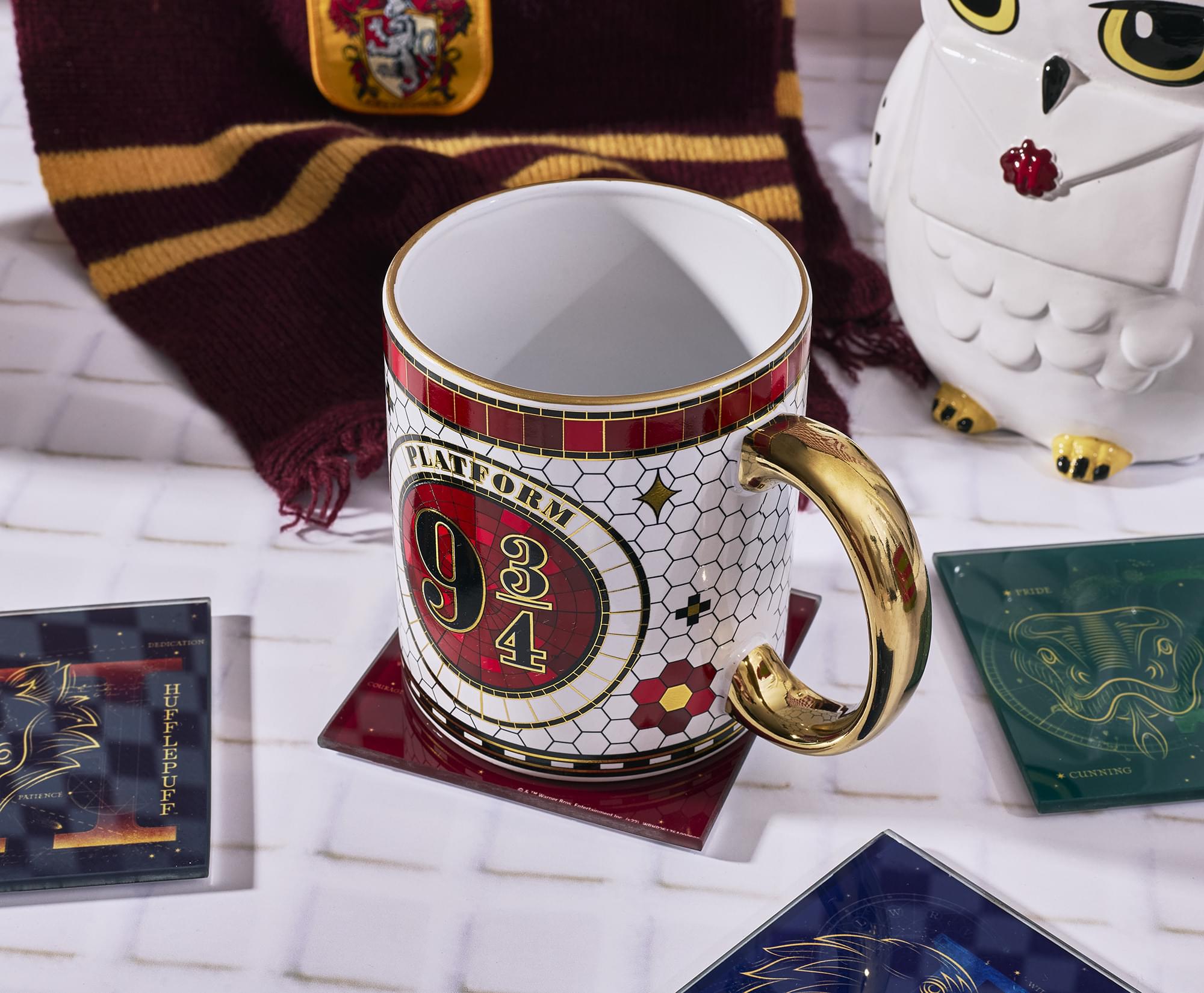 Harry Potter Platform 9 3/4 Electroplated Ceramic Mug | Holds 20 Ounces