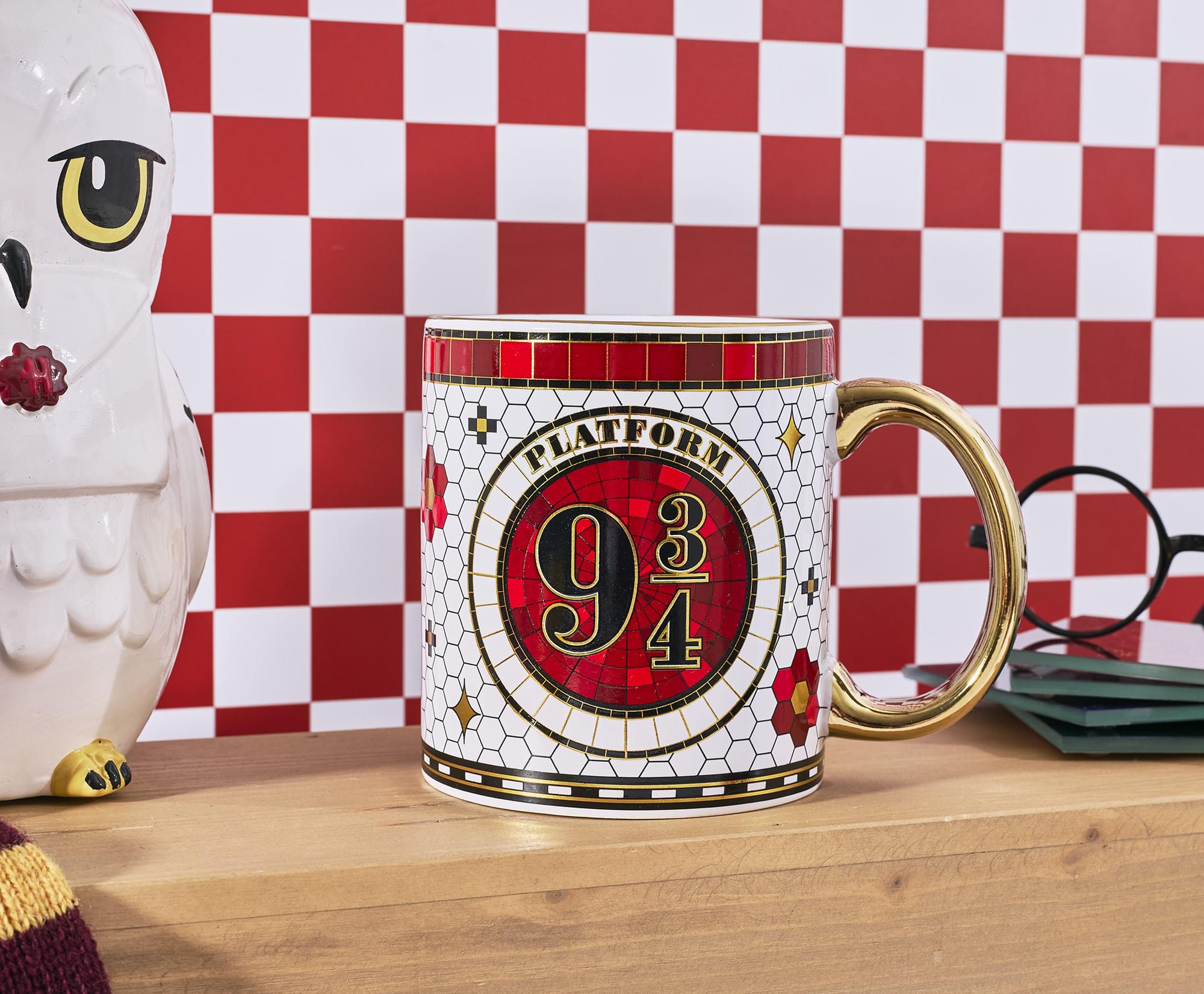 Harry Potter Platform 9 3/4 Electroplated Ceramic Mug | Holds 20 Ounces