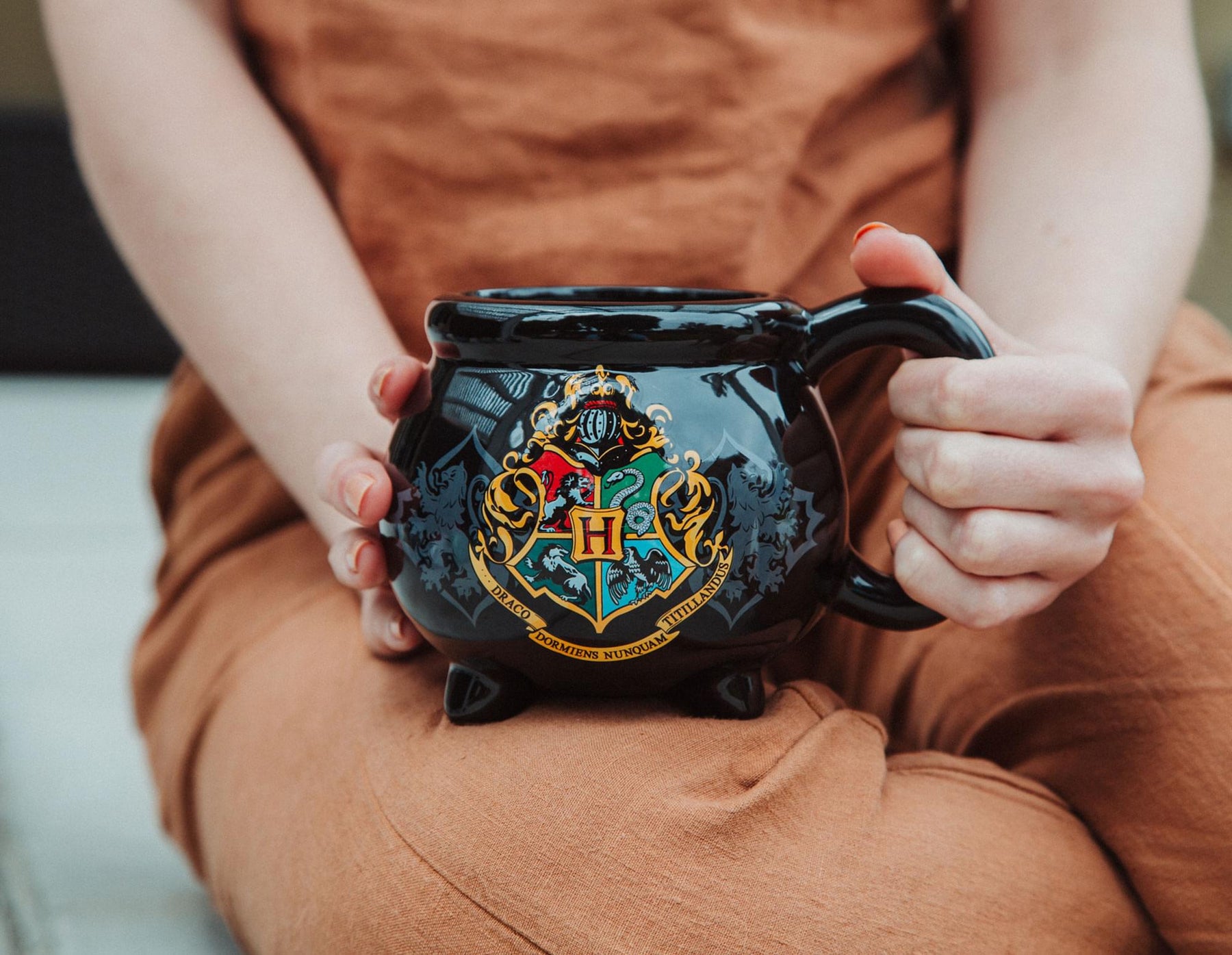 Harry Potter Hogwarts Cauldron Sculpted Ceramic Mug | Holds 20 Ounces