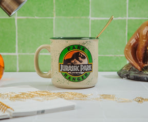 Jurassic Park Ranger Ceramic Camper Mug | Holds 20 Ounces