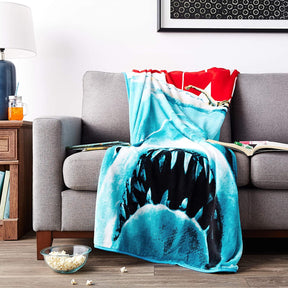 JAWS Movie Poster 50x60 Inch Micro-Plush Throw Blanket