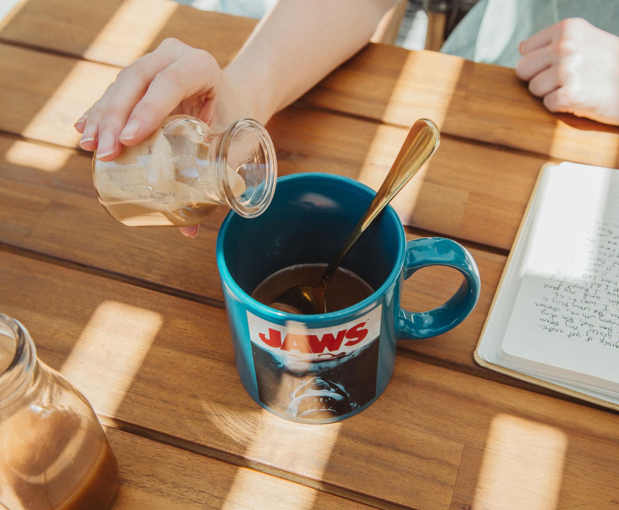 JAWS Amity Island Population Ceramic Mug | Holds 20 Ounces