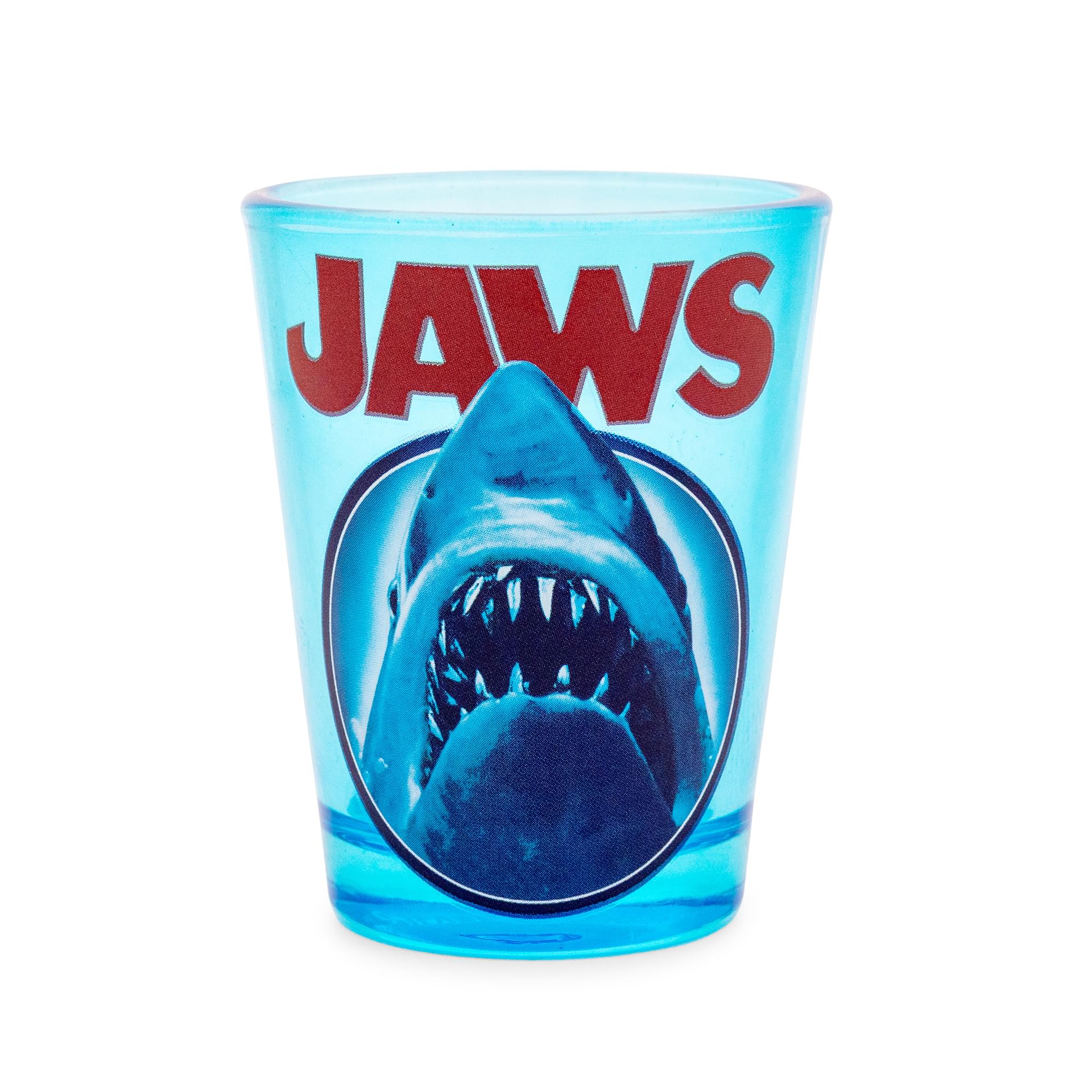 Jaws Movie Poster Logo Mini Glass | Holds 2 Ounces | Free Shipping