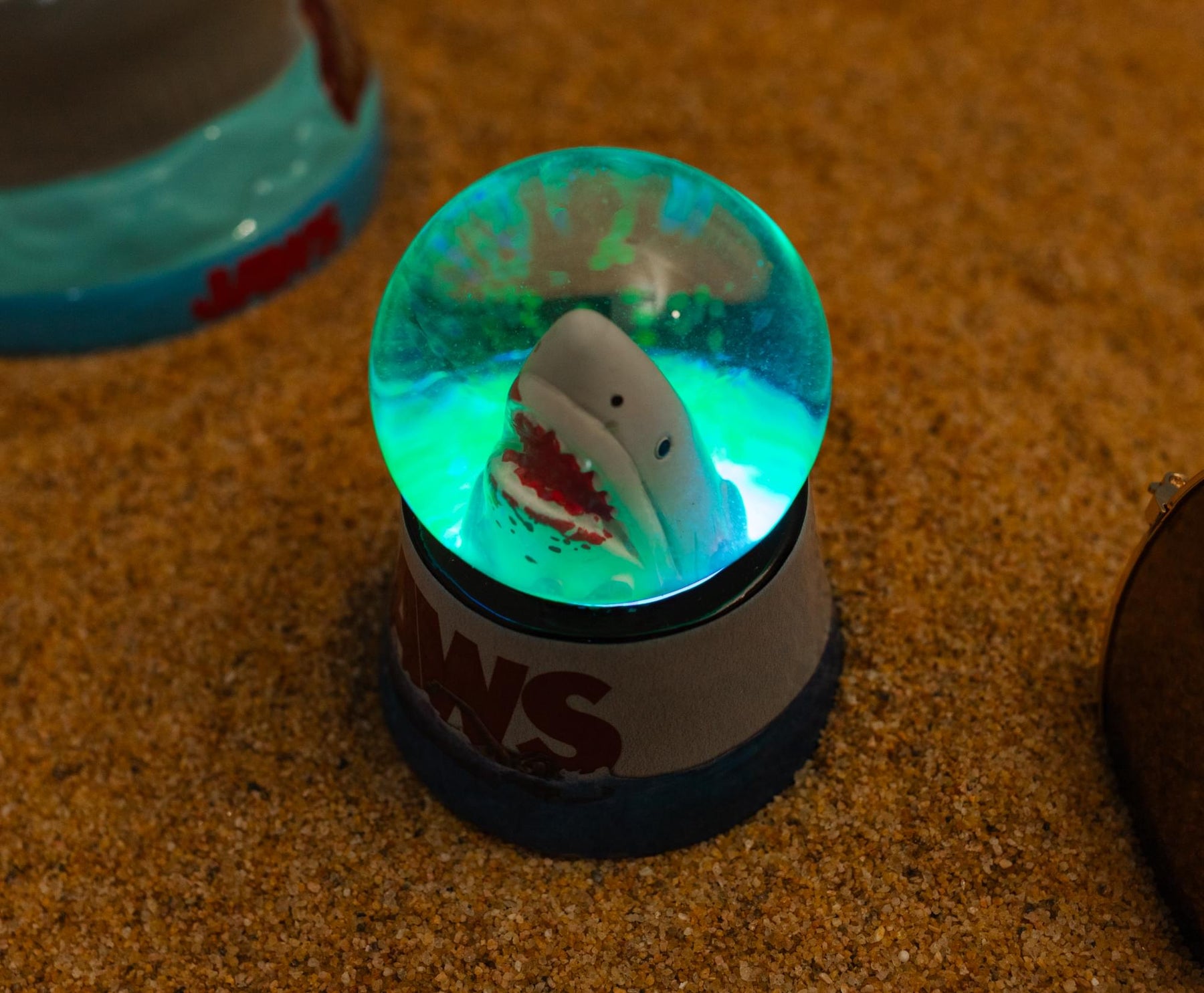 Jaws Poster 3-Inch Mini Light-Up Snow Globe