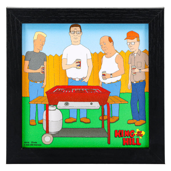 King Of The Hill Neighborhood BBQ Framed Wall Art