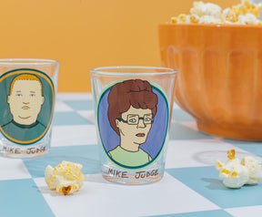 King Of The Hill Family Portraits 2-Ounce Mini Shot Glasses | Set of 4