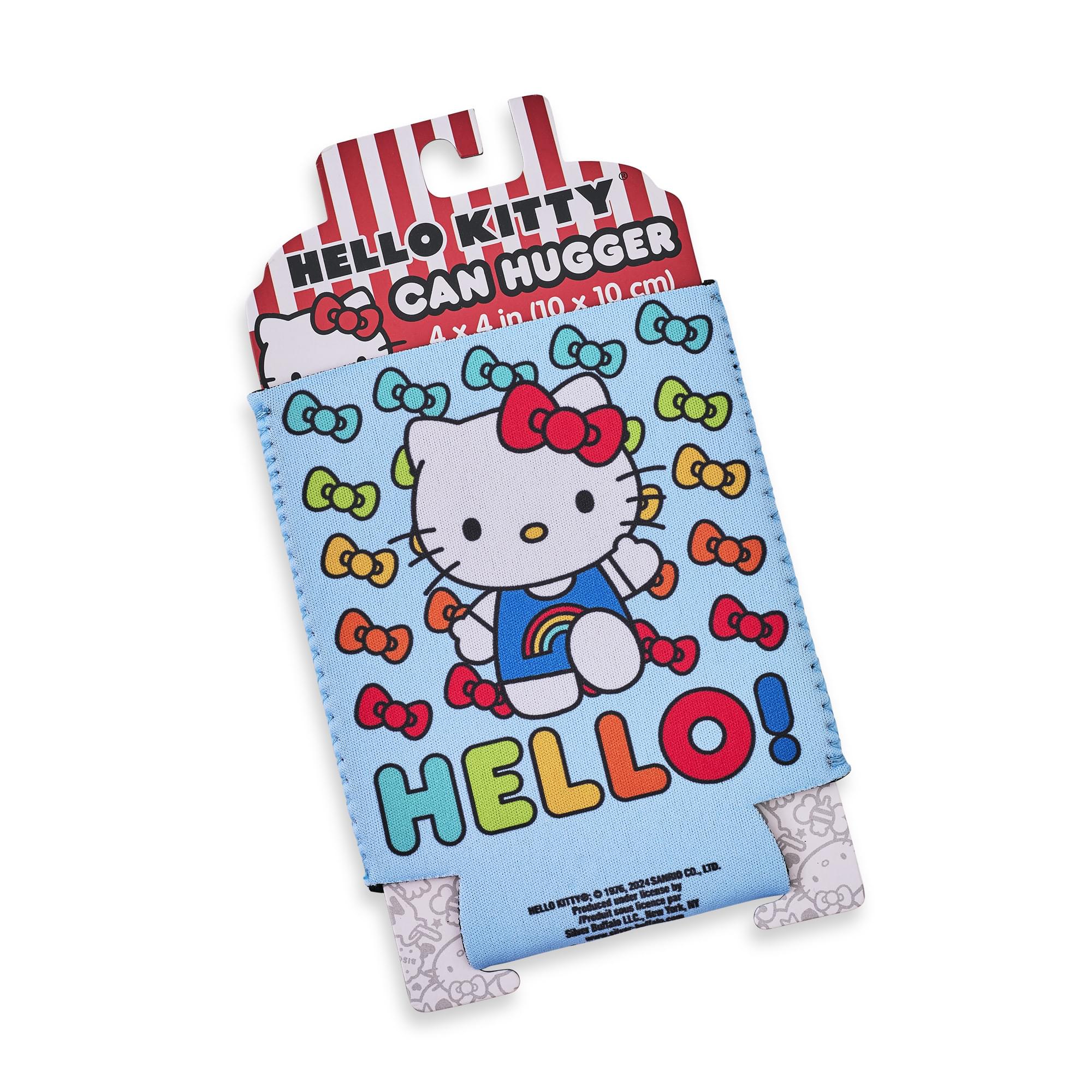 Sanrio Hello Kitty Rainbow Bows Foam Can Hugger
