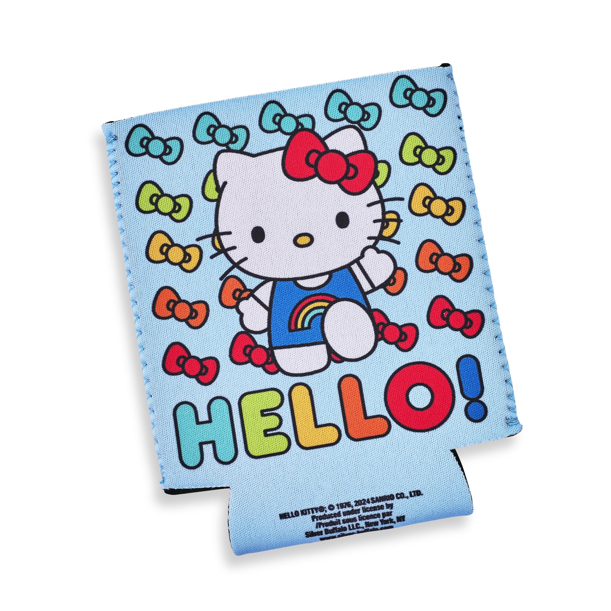 Sanrio Hello Kitty Rainbow Bows Foam Can Hugger