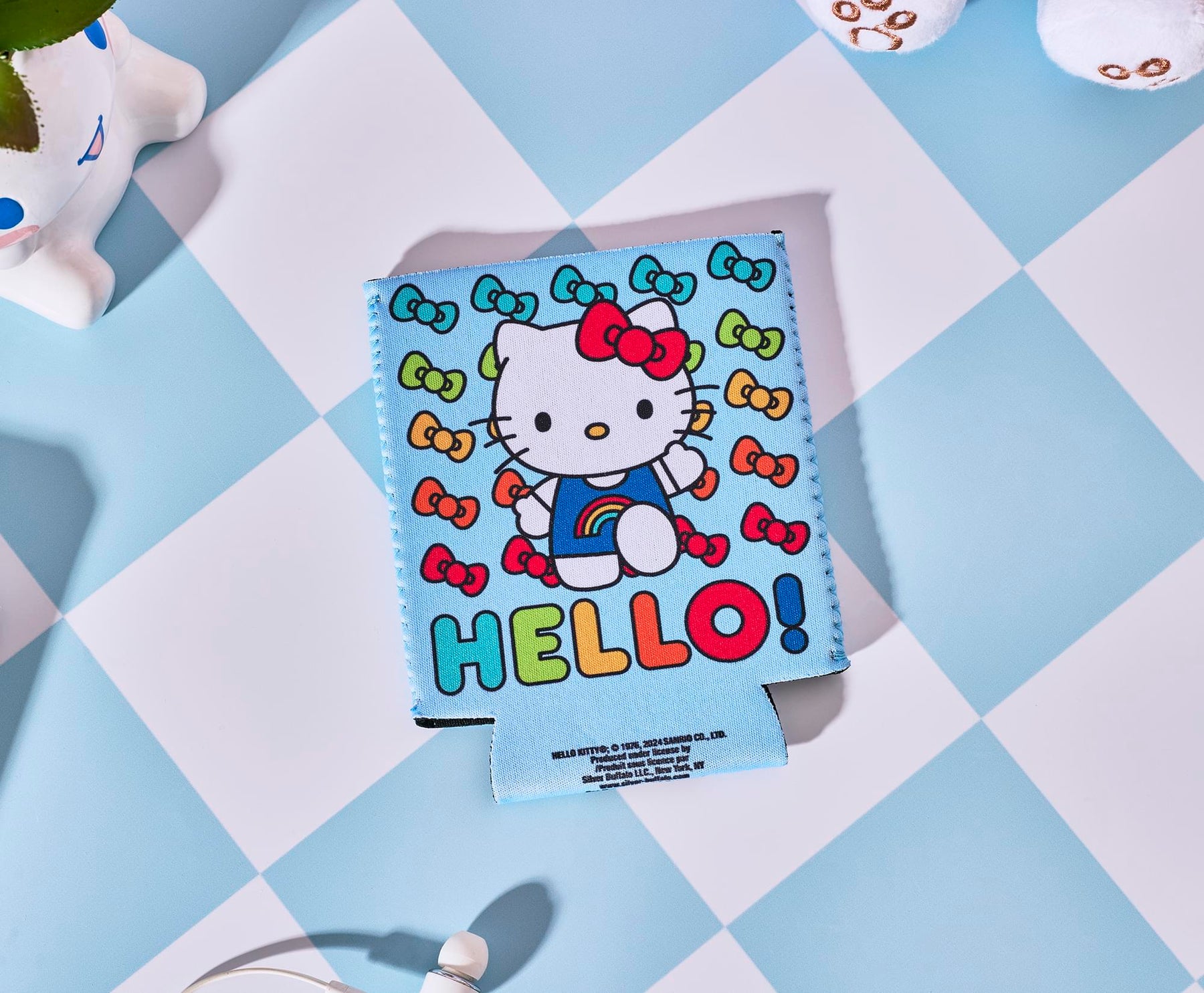 Sanrio Hello Kitty Rainbow Bows Foam Can Hugger