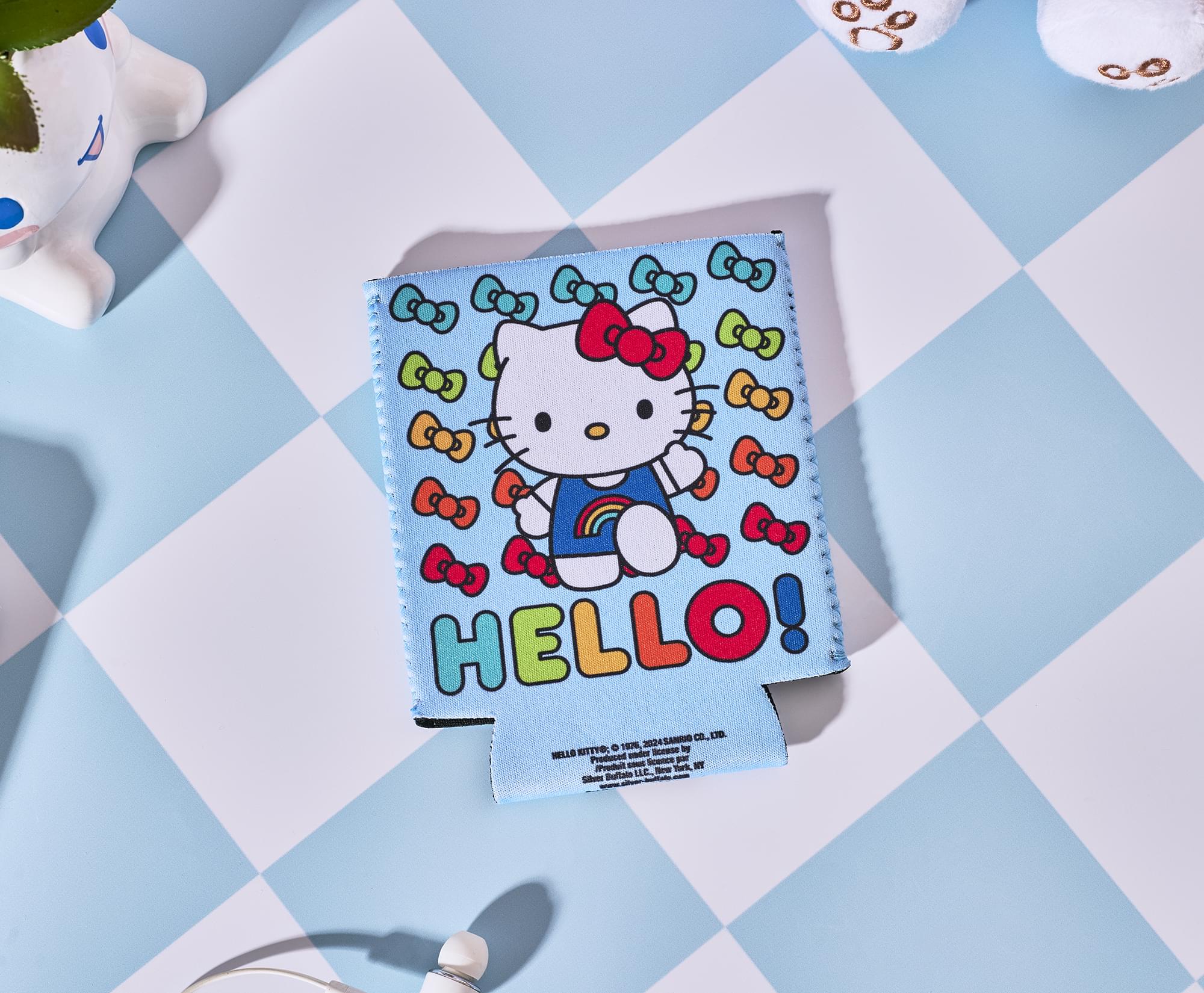Sanrio Hello Kitty Rainbow Bows Foam Can Hugger