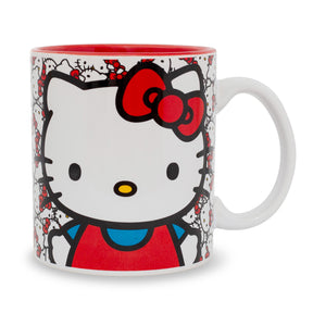 Sanrio Hello Kitty Allover Faces Ceramic Mug | Holds 20 Ounces