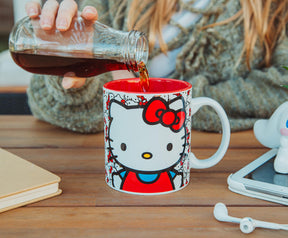 Sanrio Hello Kitty Allover Faces Ceramic Mug | Holds 20 Ounces