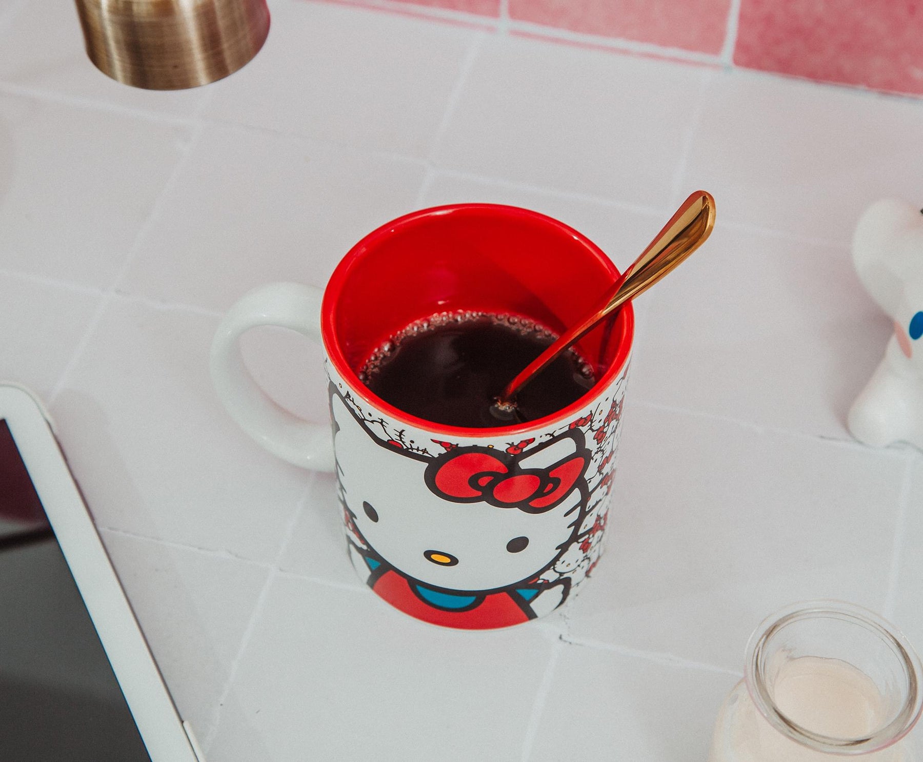 Sanrio Hello Kitty Allover Faces Ceramic Mug | Holds 20 Ounces