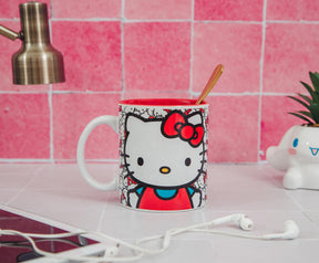 Sanrio Hello Kitty Allover Faces Ceramic Mug | Holds 20 Ounces