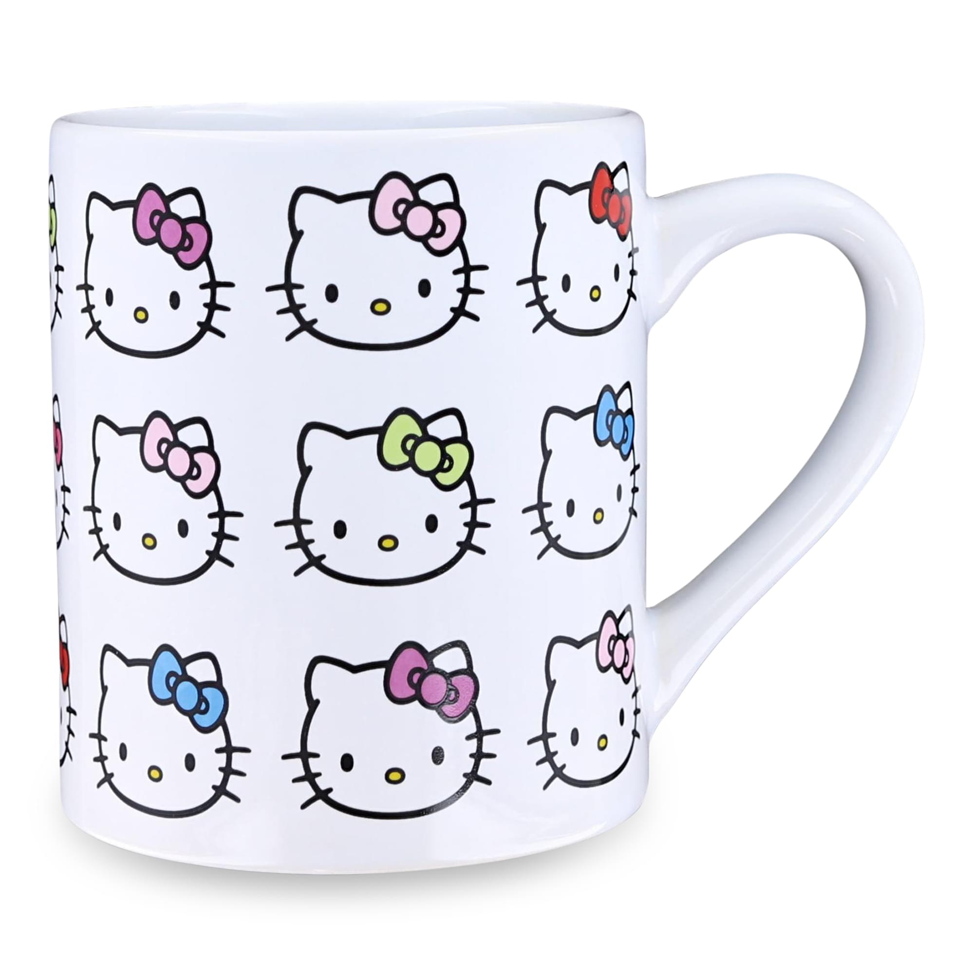 Hello Kitty Faces and Bows 14oz Ceramic Mug
