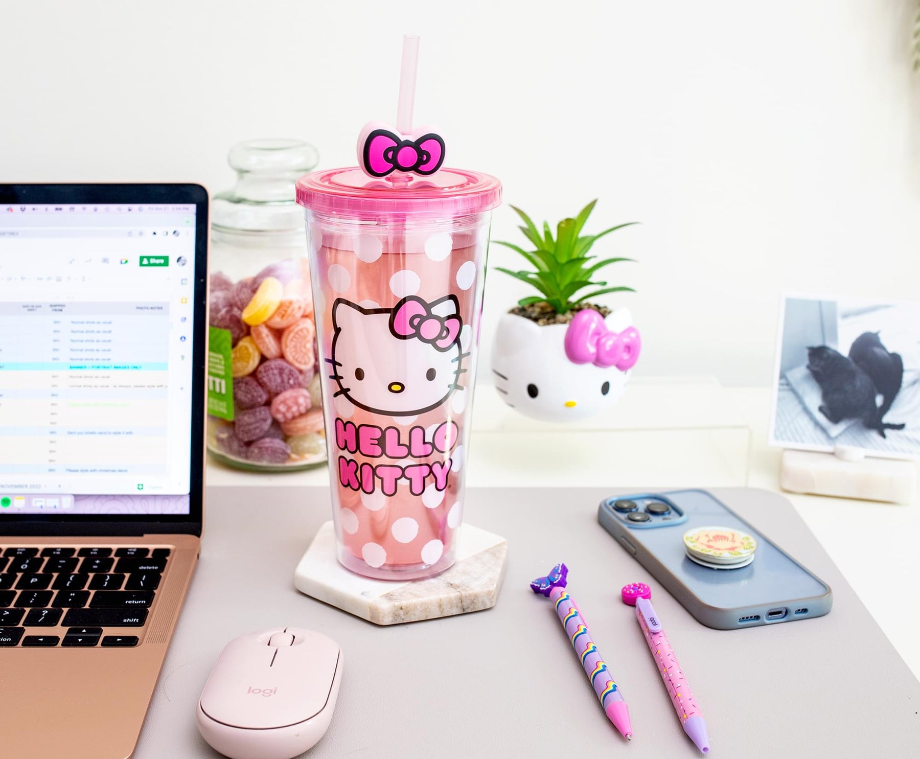 Hello Kitty Collection Straw Toppers 