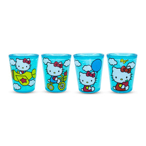 Sanrio Hello Kitty Classic Scenes 2-Ounce Freeze Gel Mini Cups | Set of 4