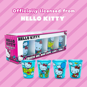 Sanrio Hello Kitty Classic Scenes 2-Ounce Freeze Gel Mini Cups | Set of 4