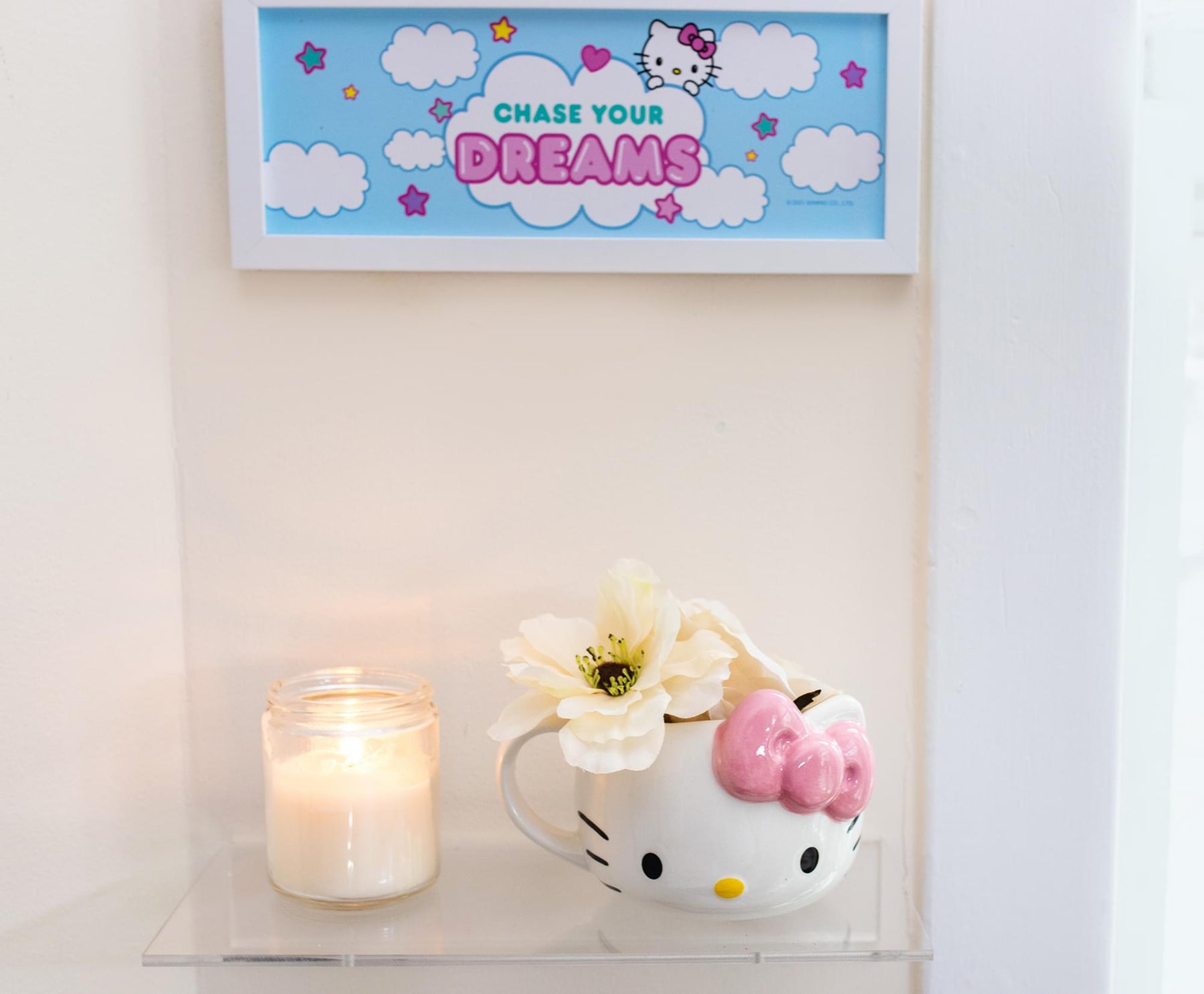 Hello Kitty Pink Bow 20 Ounce Ceramic Molded Mug
