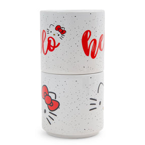 Sanrio Hello Kitty Ceramic Stacking Mug Set | Each Holds 13 Ounces