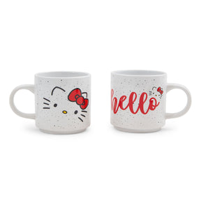 Sanrio Hello Kitty Ceramic Stacking Mug Set | Each Holds 13 Ounces
