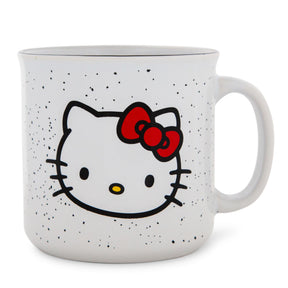 Sanrio Hello Kitty Speckled Ceramic Camper Mug | Holds 20 Ounces