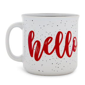 Sanrio Hello Kitty Speckled Ceramic Camper Mug | Holds 20 Ounces