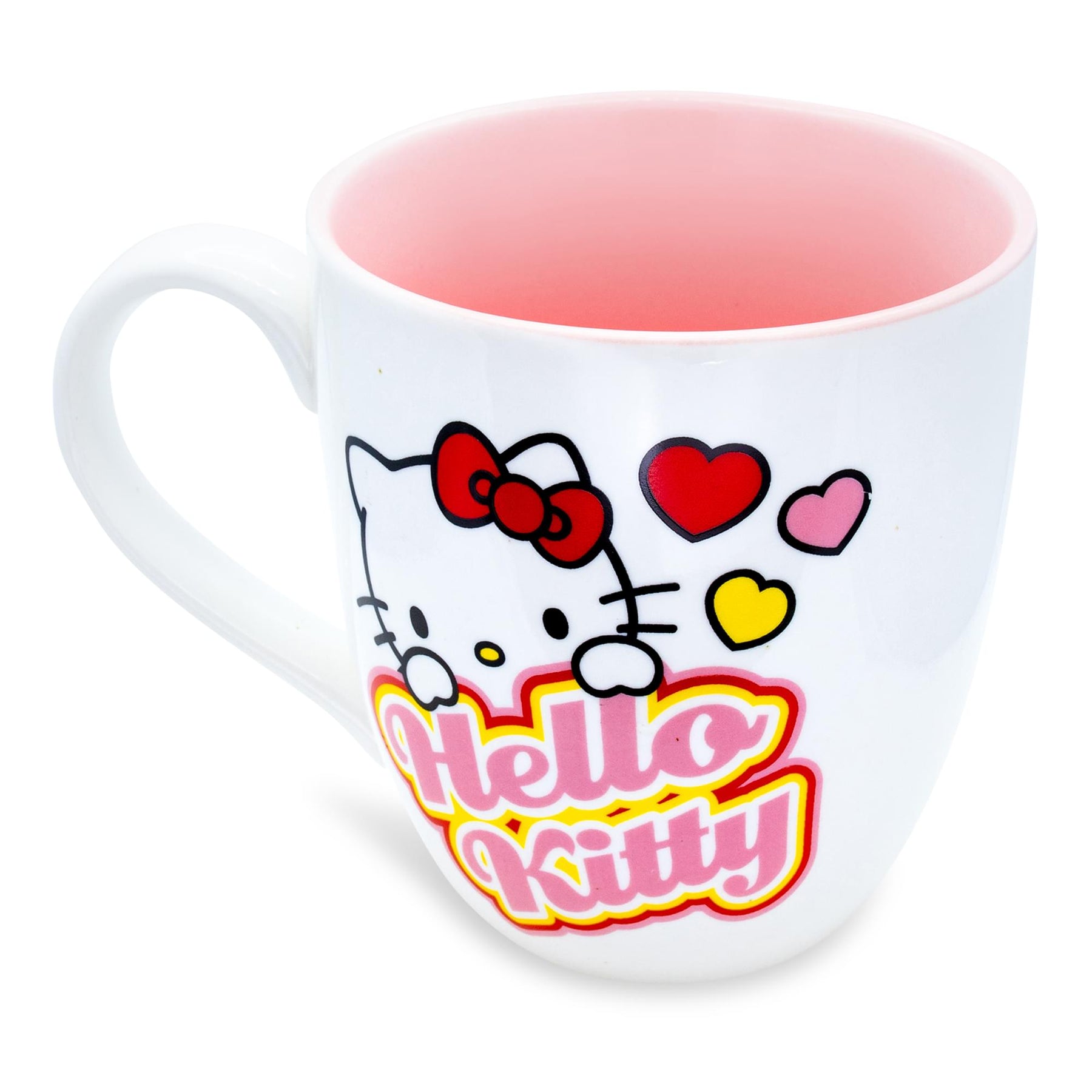 Sanrio Hello Kitty Hearts Ceramic Mug | Holds 18 Ounces