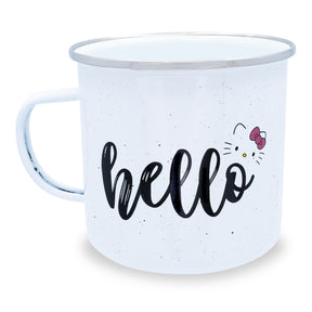 Sanrio Hello Kitty "Hello" Ceramic Camper Mug | Holds 20 Ounces