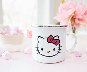 Sanrio Hello Kitty "Hello" Ceramic Camper Mug | Holds 20 Ounces