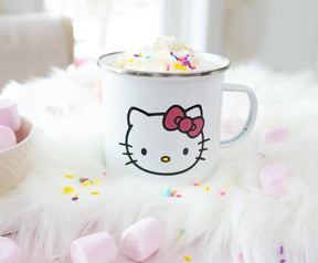Sanrio Hello Kitty "Hello" Ceramic Camper Mug | Holds 20 Ounces