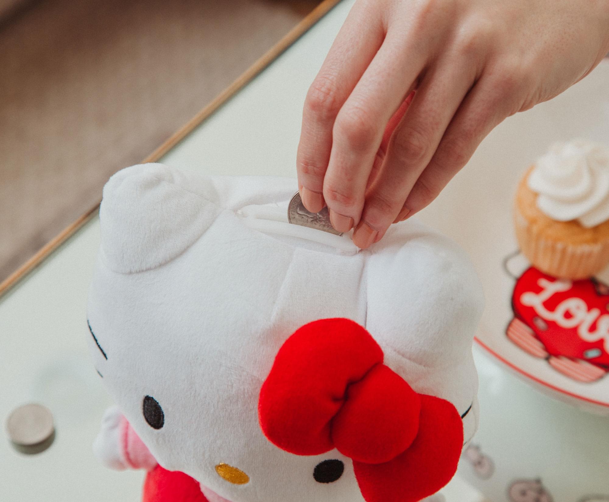 Sanrio Hello Kitty Plush 8-Inch Coin Bank Storage