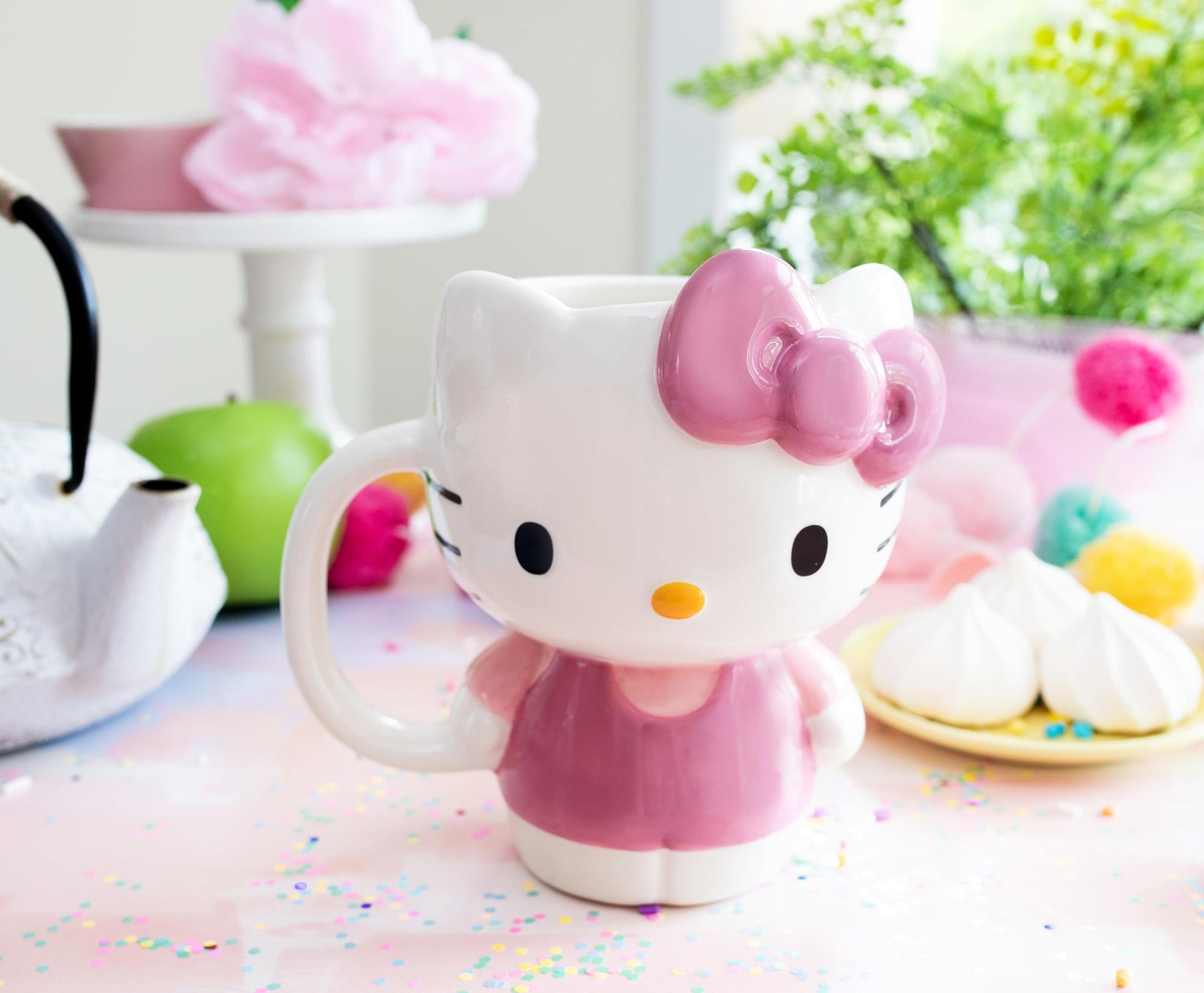 Hello Kitty Face Sculpted Mug (Pink)