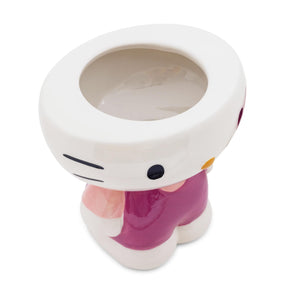 Sanrio Hello Kitty Pink Outfit 10-Inch Sculpted Ceramic Snack Jar