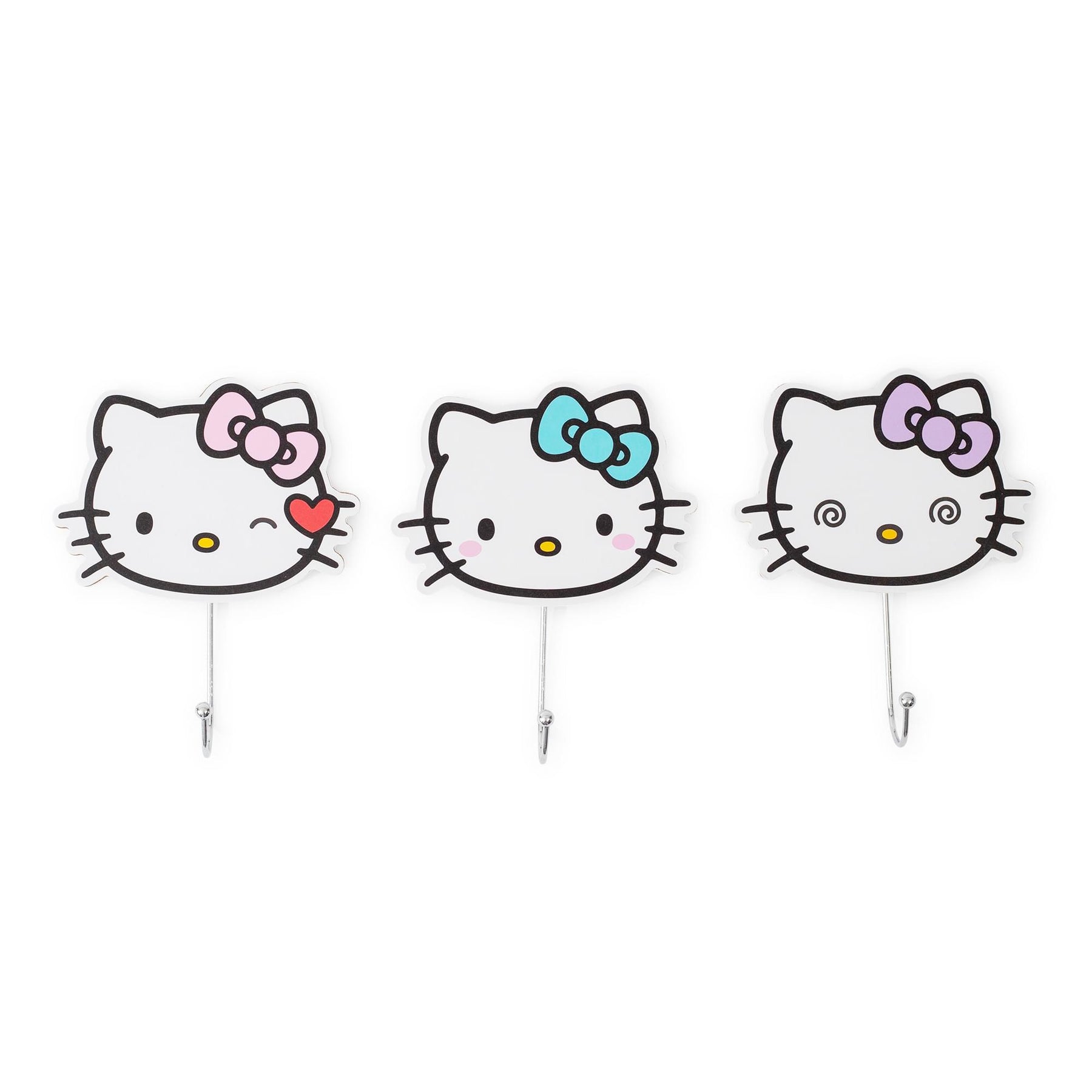 Sanrio Hello Kitty "Pretty Bows" Die-Cut Wall Hooks Coat Hanger