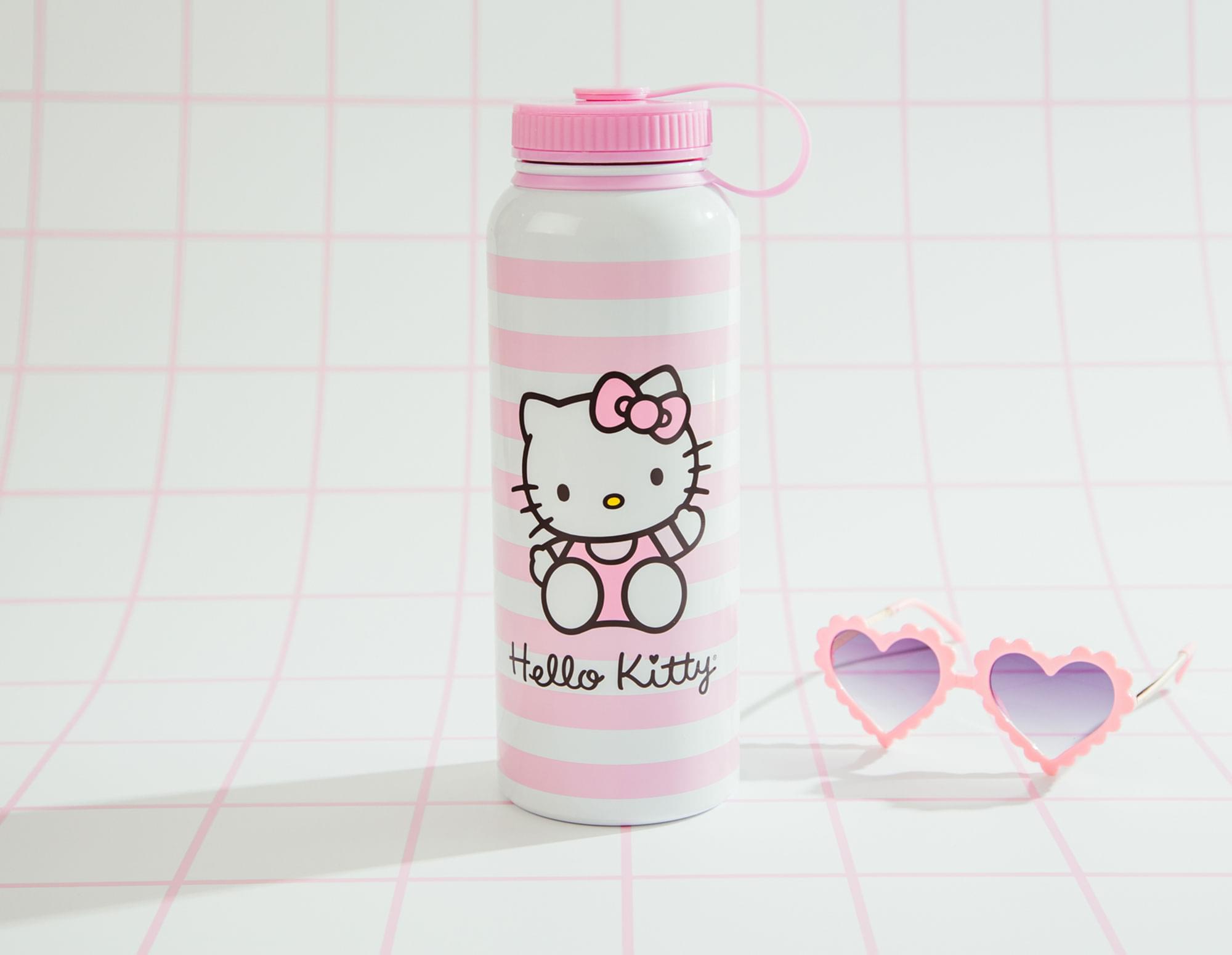 Sanrio Hello Kitty Pink Stainless Steel Water Bottle | Holds 42 Ounces