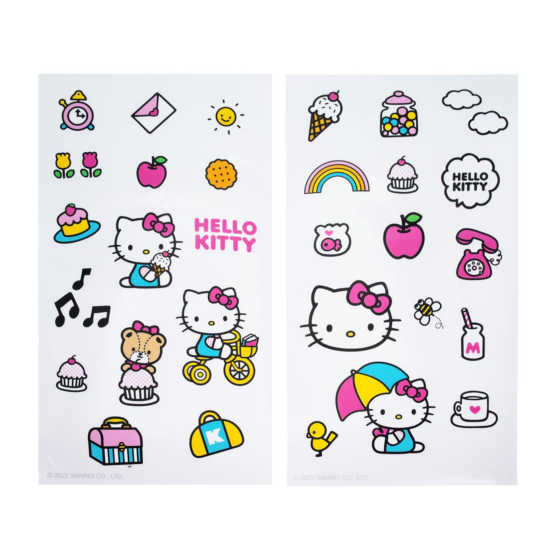 Sanrio Hello Kitty Icons 32-Ounce Water Bottle and Sticker Set