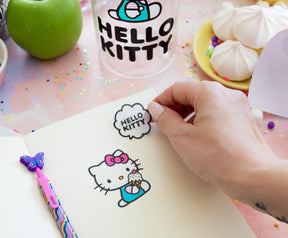 Sanrio Hello Kitty Icons 32-Ounce Water Bottle and Sticker Set