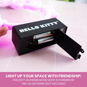 Hello Kitty Face and Bow 6.5 -Inch LED Neon Mood Light