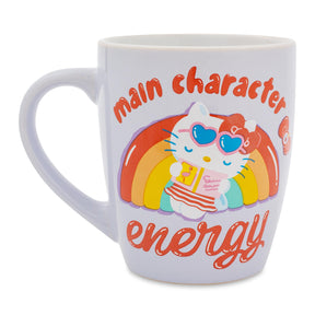 Sanrio Hello Kitty "Main Character Energy" Curved Latte Mug | Hold 25 Ounces