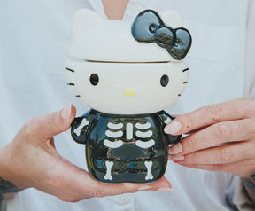 Sanrio Hello Kitty Skeleton 6-Inch Ceramic Snack Jar
