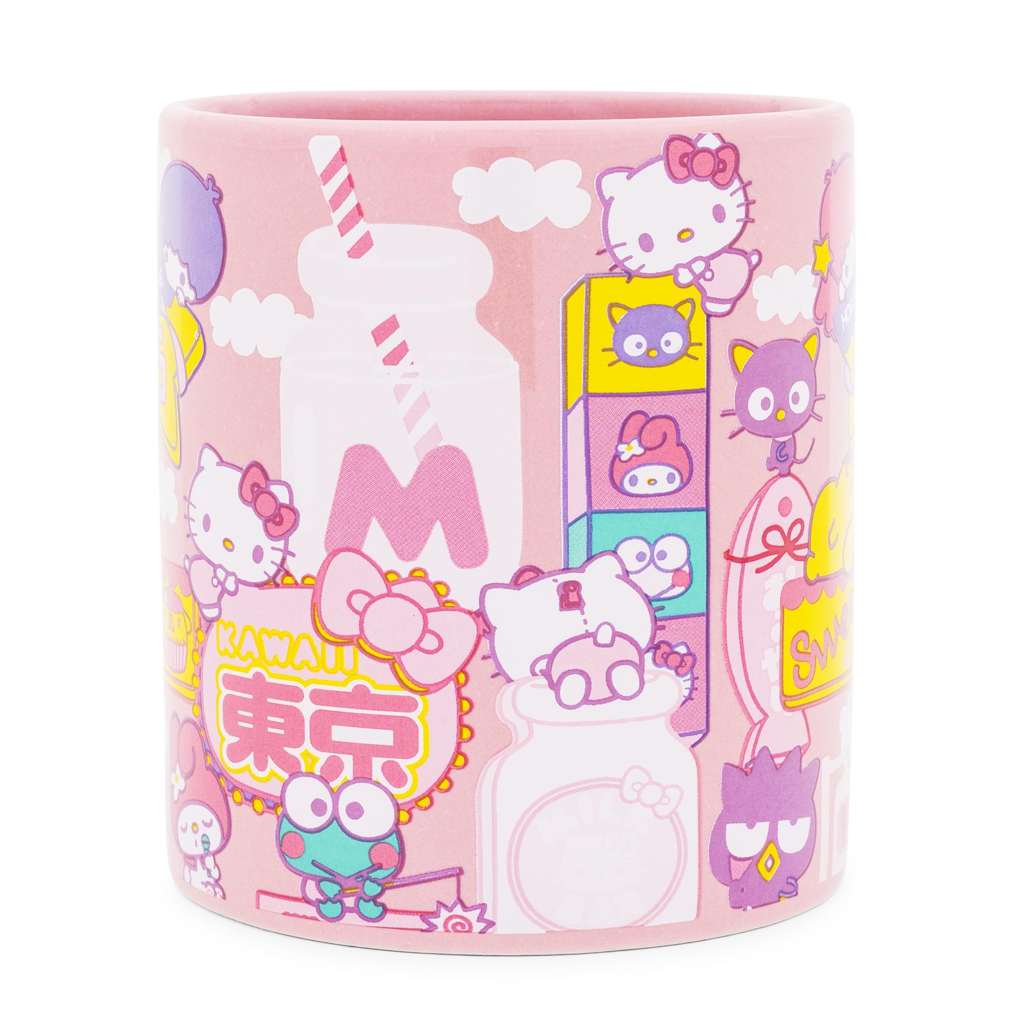 Sanrio Hello Kitty and Friends Icons Pink Ceramic Mug | 20 Ounces