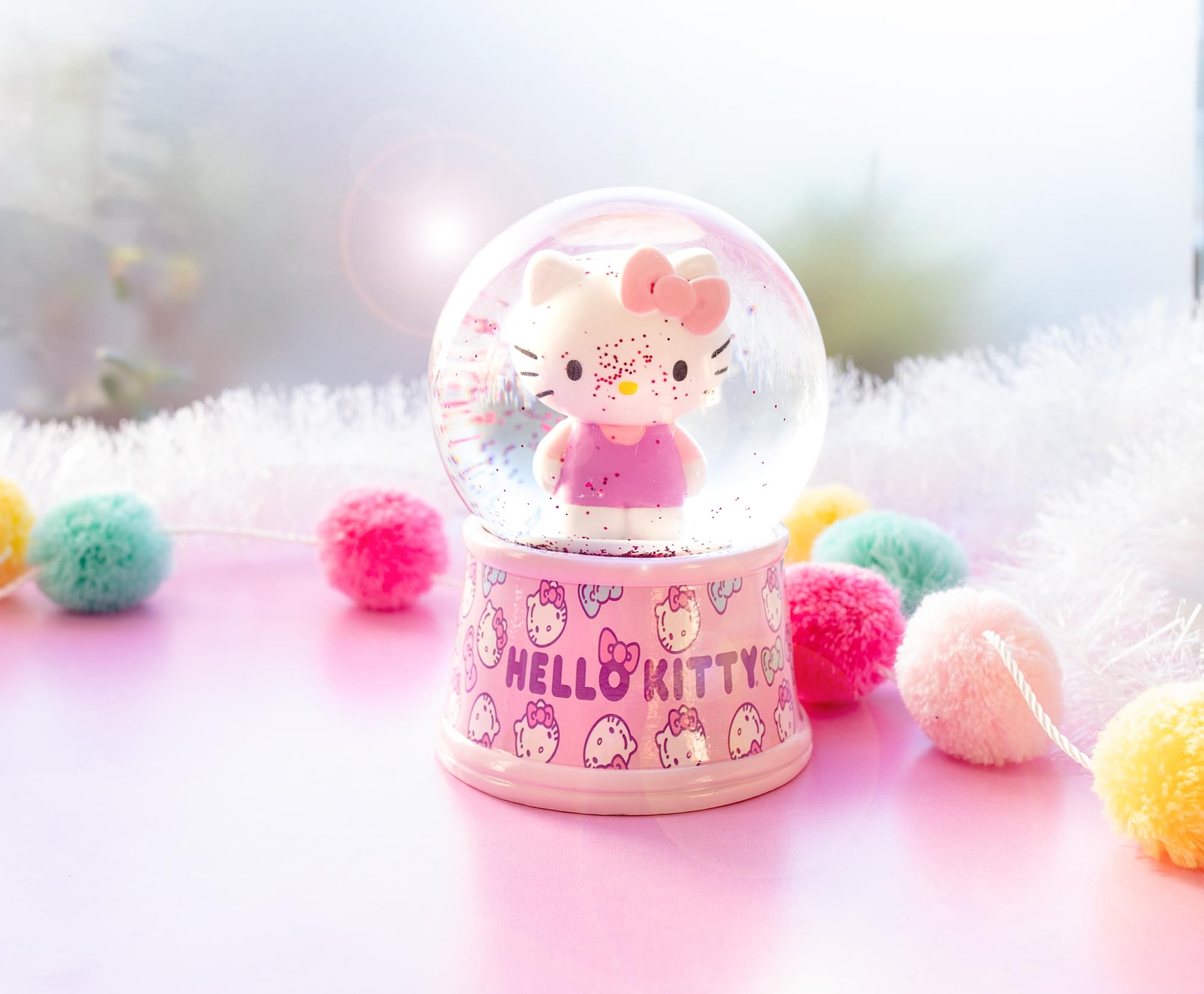 Sanrio Hello Kitty Light-Up Snow Globe | 6 Inches Tall