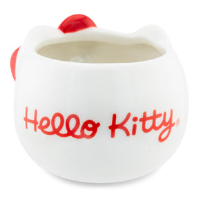 Sanrio Hello Kitty Red Bow Sculpted Ceramic Mini Mug | Holds 3 Ounces
