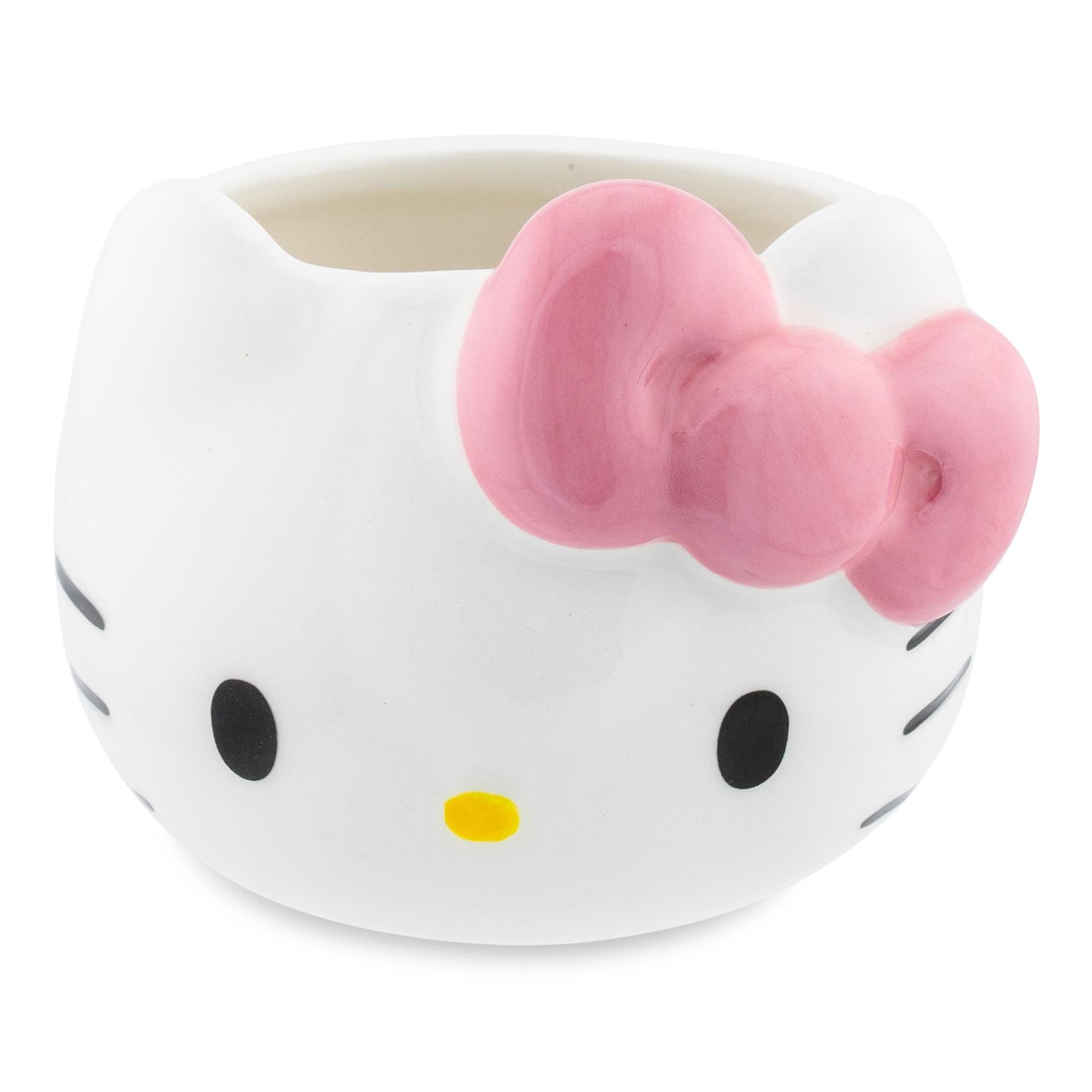 Sanrio Hello Kitty Pink Bow Sculpted Ceramic Mini Mug | Holds 3 Ounces